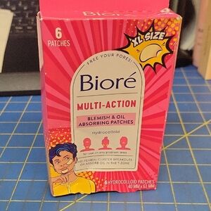 Biore Multi-Action Blemish 6 Patches New Sealed Box